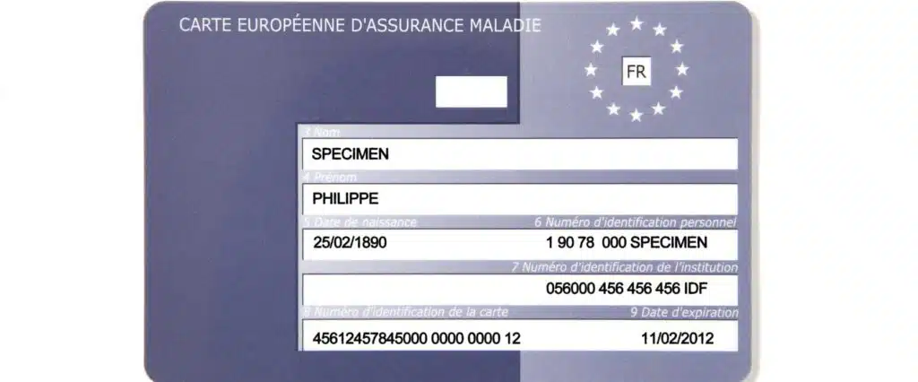 Carte Européenne d'assurance maladie