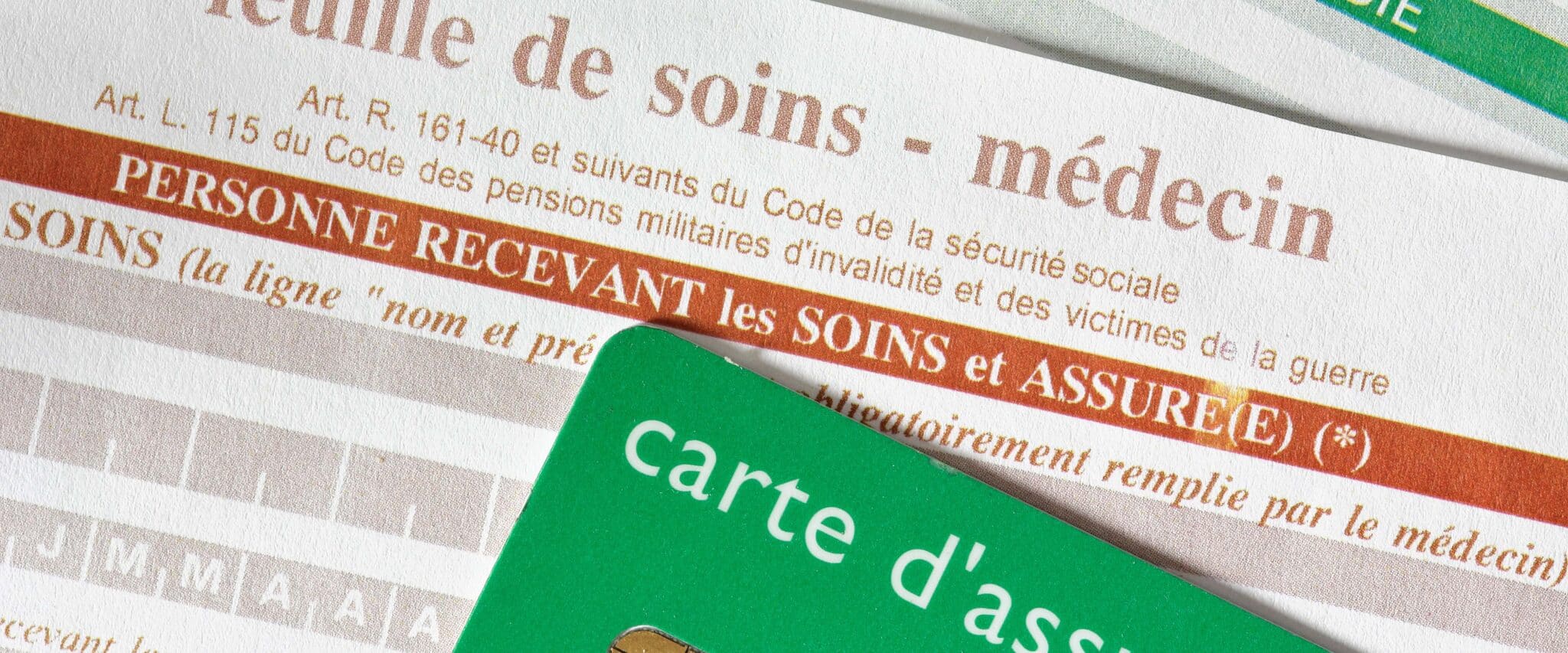 La feuille de soins de la Sécurité sociale